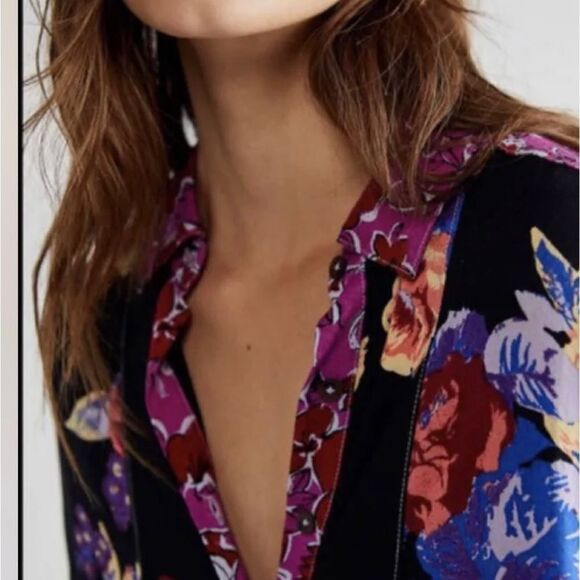 New  Free People Brunch a Bunch Floral Hold combo
swing tunic size S
NWOT - Picture 2 of 13